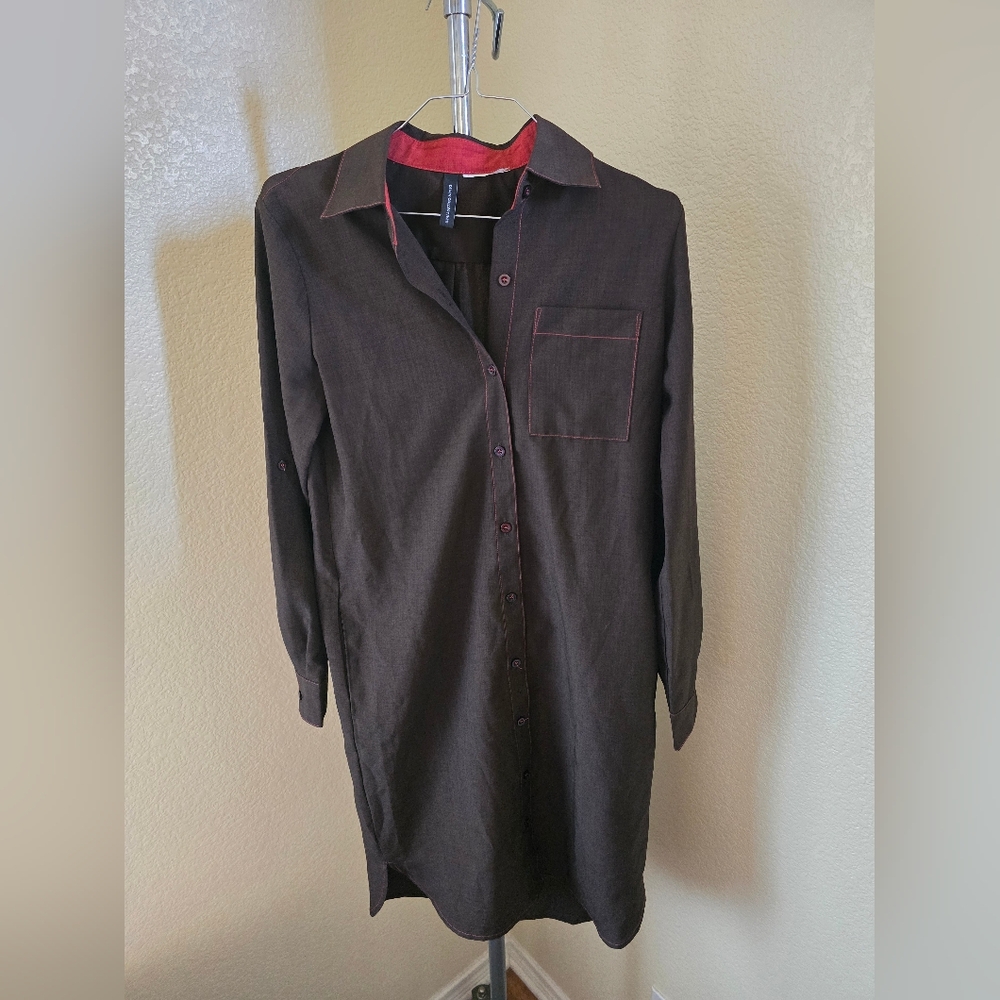 Design Collective Button Up Pull Over Dress